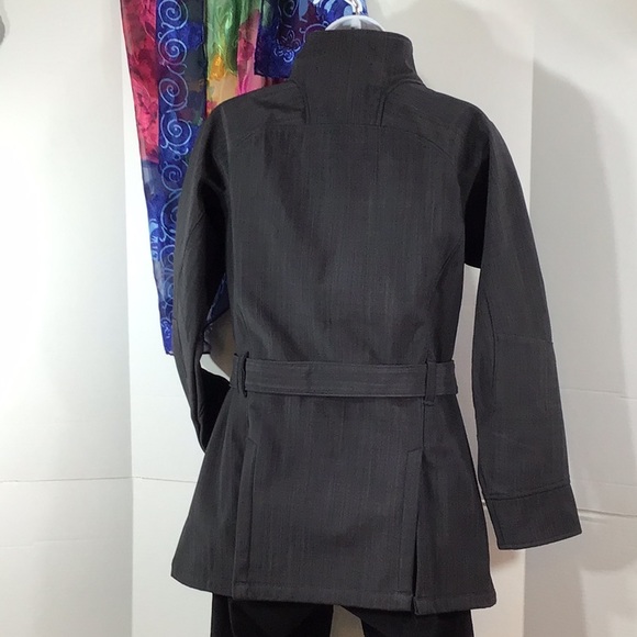 North End Sport dark gray long belted jacket S - Picture 4 of 10